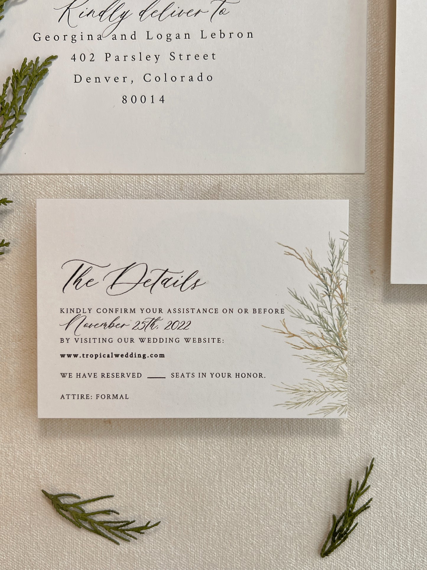 Invitation Suite | Evergreen Romance