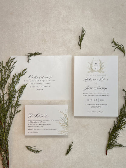 Invitation Suite | Evergreen Romance