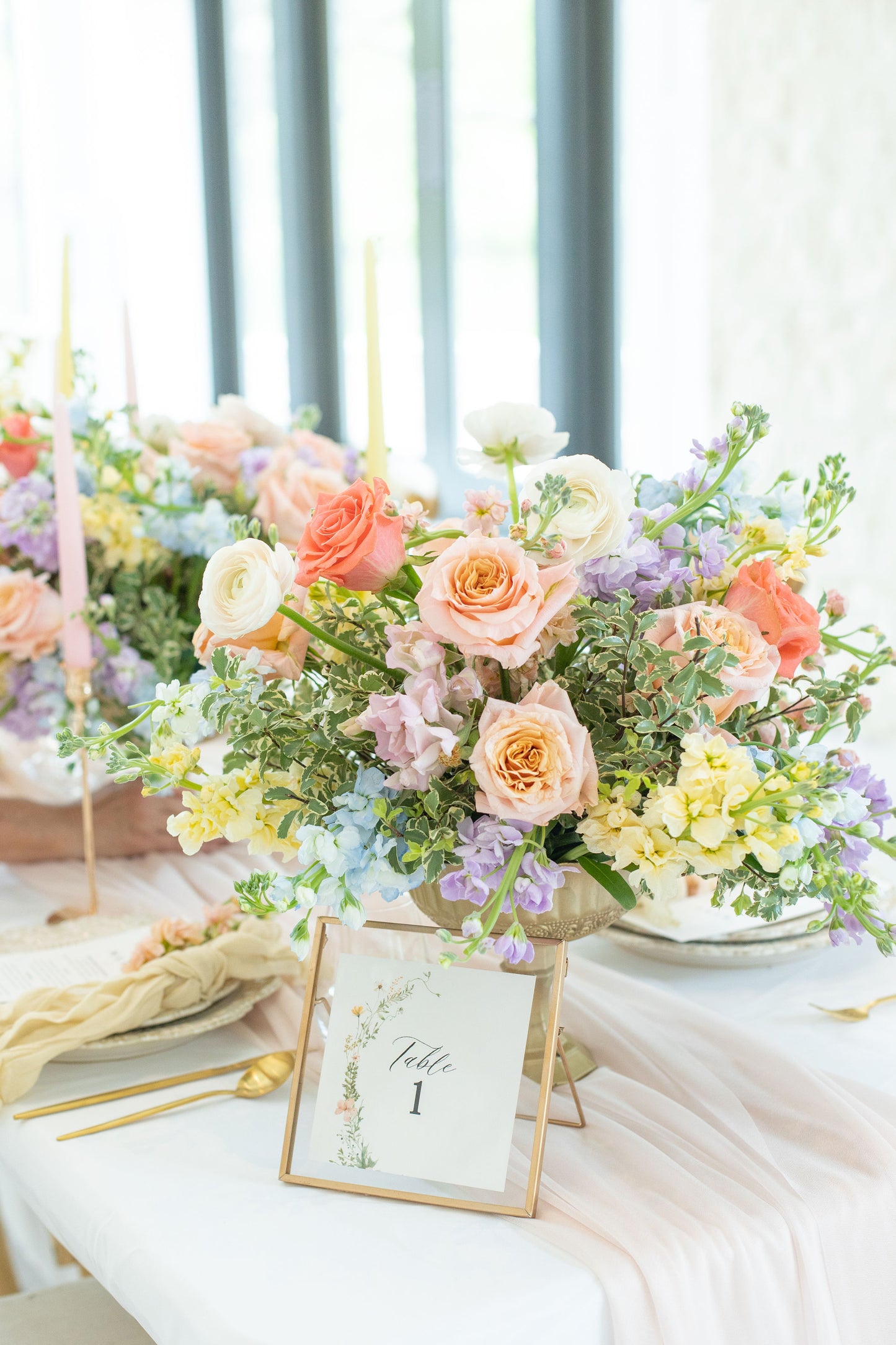 Table Numbers | Botanical Minimalist