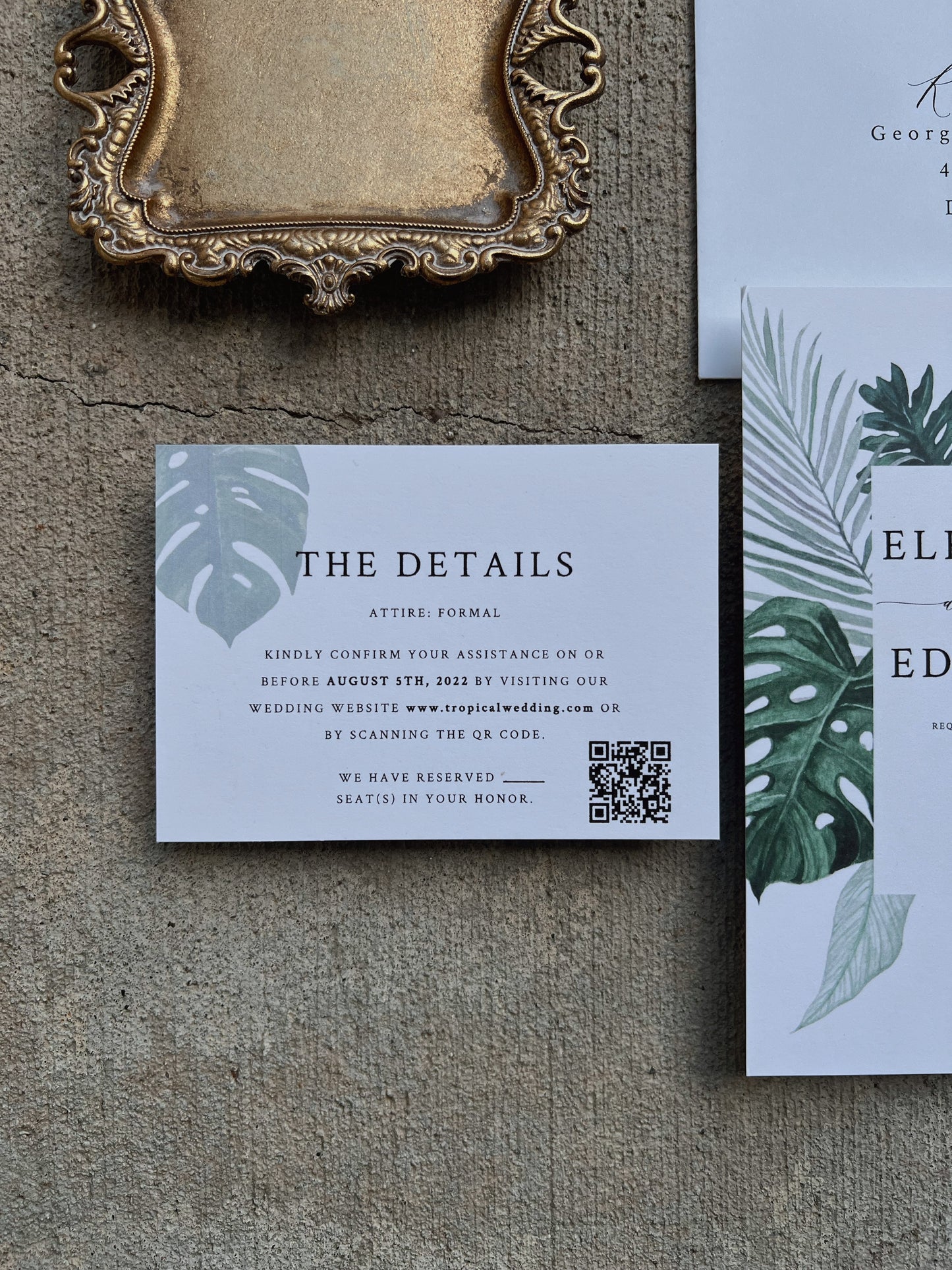 Digital Invitation | Tropical Paradise