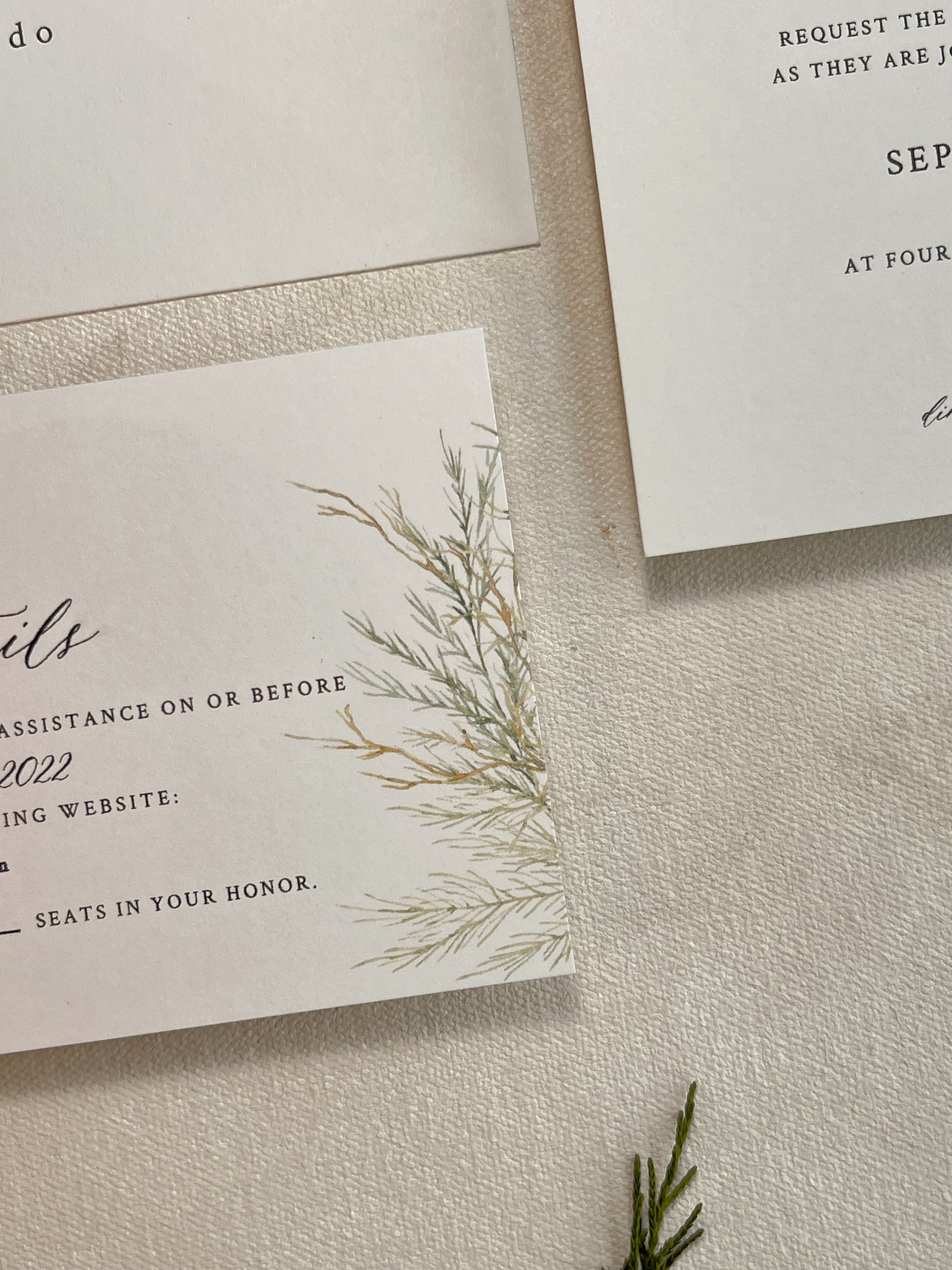 Invitation Suite | Evergreen Romance