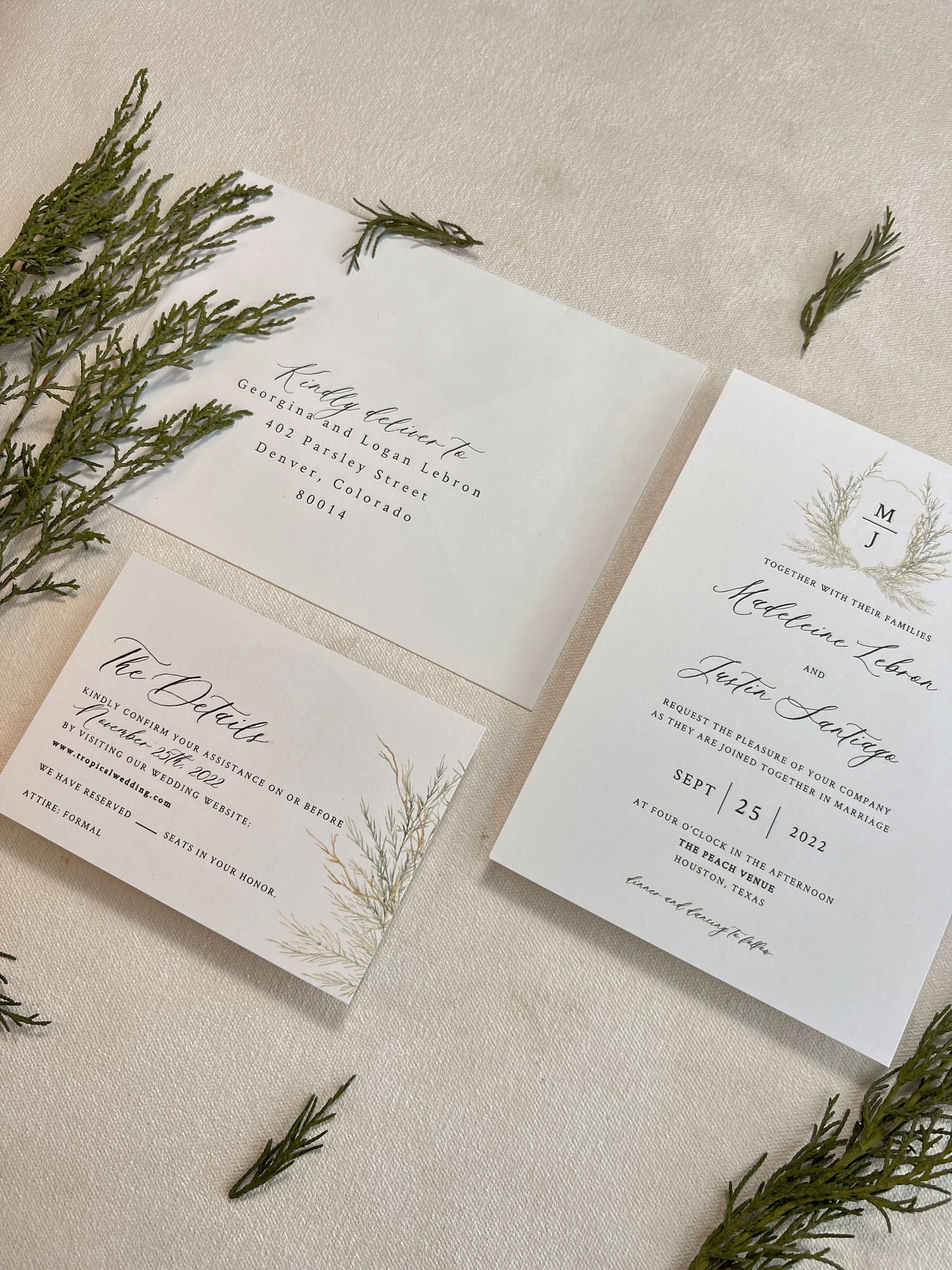 Invitation Suite | Evergreen Romance