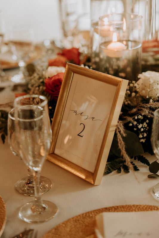 Table Numbers | Willmary